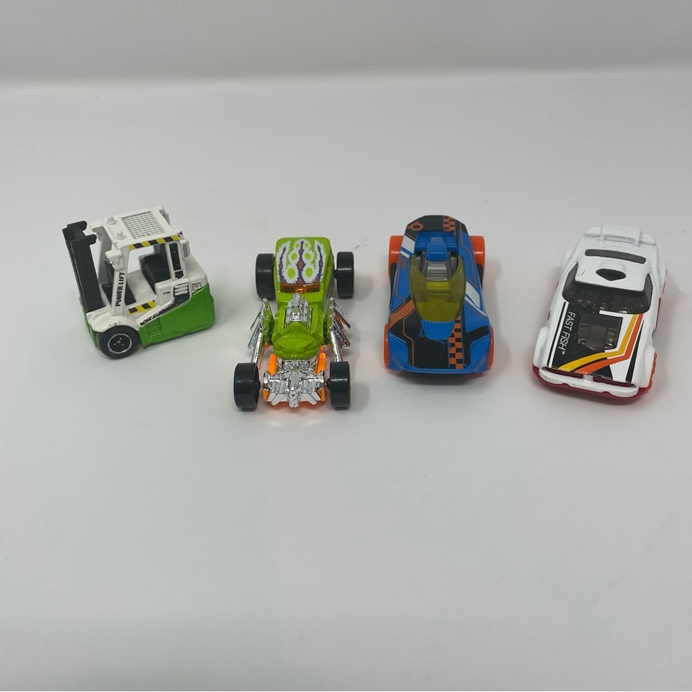 Hot Wheels & Matchbox Lot 4 - Street‎ Creeper Warp Speeder Fast Fish Forklift